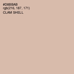 #D8BBAB - Clam Shell Color Image